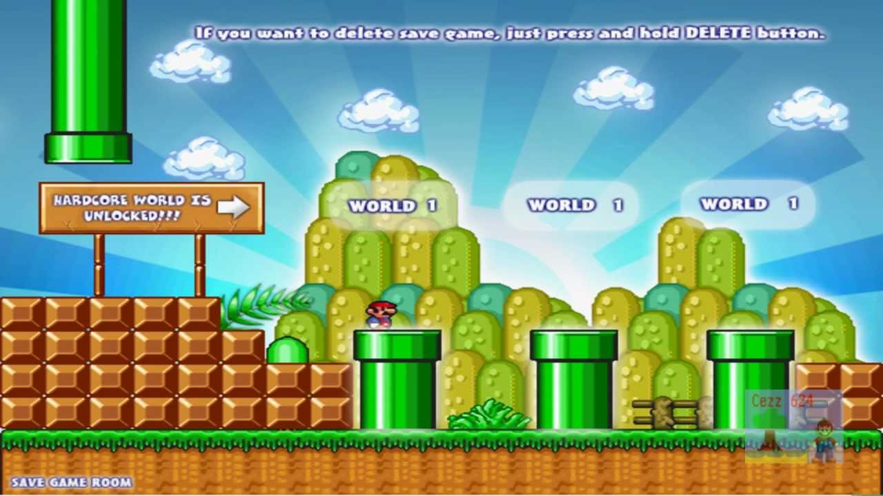 mario forever flash play game